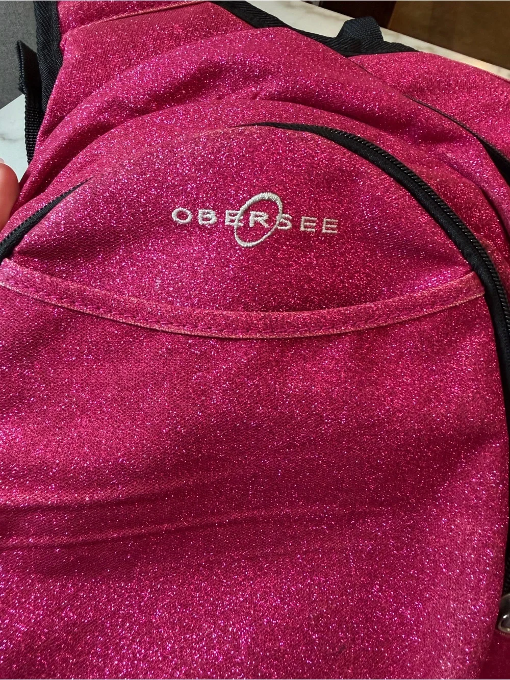Mini-Preschool Obersee Sparkle Pink Backpack with Insulated Compartment